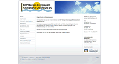 Desktop Screenshot of buerger-energiepark.de
