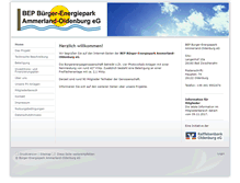 Tablet Screenshot of buerger-energiepark.de